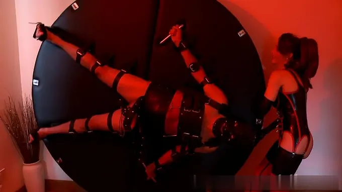 Horny couple is using a blow up sex toy to have sex with each other