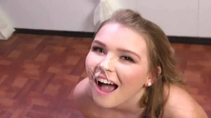 Hulk dude is hammering this naked sweet teenage babe in various poses