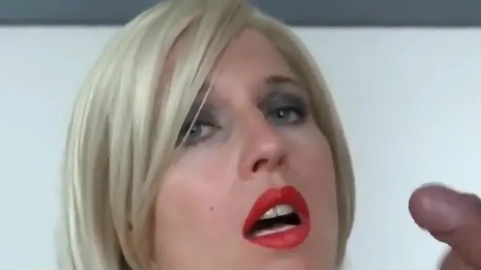 Sexy looking babe riding his huge dick wearing a slutty fish net