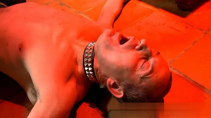 Horny bitch wearing nasty latex and gives this dick a hand job
