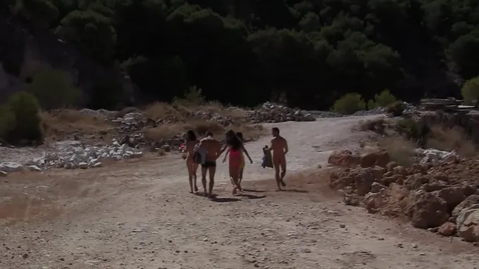 Real hump party on the sunny beach, part 2