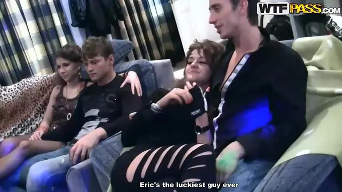 Fully super-naughty group hook-up movie 1