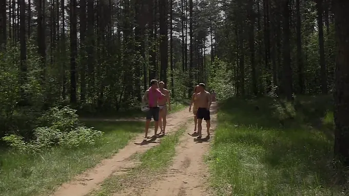 Real ultra-kinky college romping by the lake, part 1