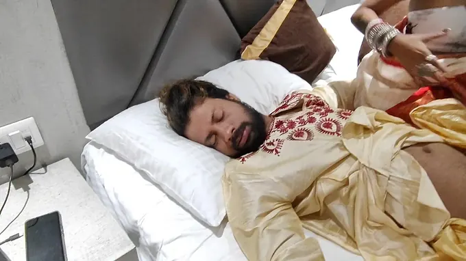 Very First-Ever Night of a newly married desi spectacular gal with addicted spouse