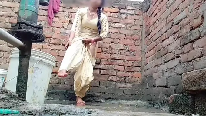 long haired dark-haired teenager in solo getting off action