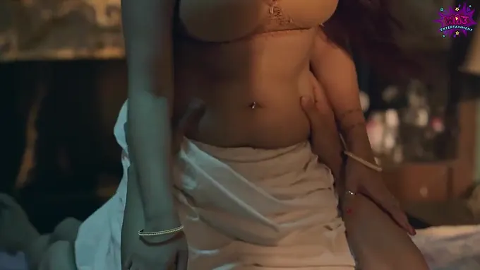 Hot Indian Bhabi gets her big tits and ass slammed hard and takes a cumshot