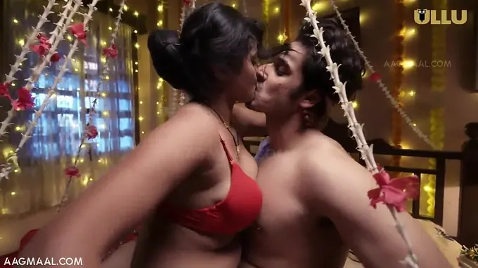 Part 1 of Desi Kisse's lingerie-clad ass-giving adventure with two in 1 action!