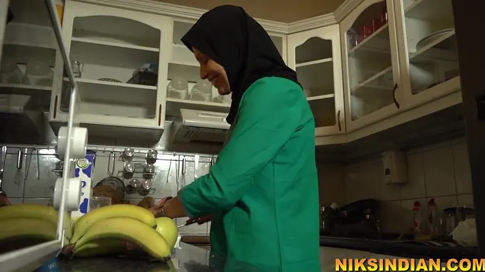 Step sis Niks Indian deep throats and fucks stepbro's hard pecker in HD