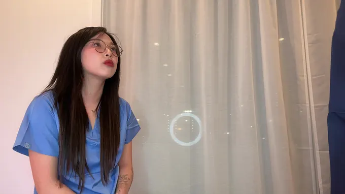 Elle Lee's naive Asian medical casting completes with a super-hot internal ejaculation
