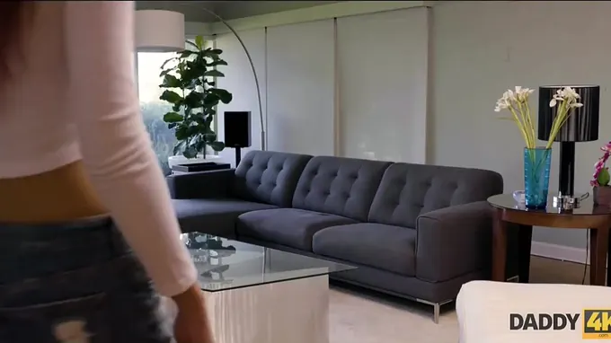 DADDY4K. Mature gentleman tastes teen cooter of his sonnies-in-law supah-red-hot