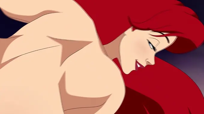 Ariel, the lil' anime pornographic star, gets down and sloppy in super hot inner sexcapades