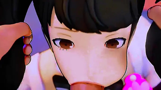 Crazy Screw in a School Palace: Red-hot and Cock-squeezing Honeypot Act with a Naughty Anime porn twist