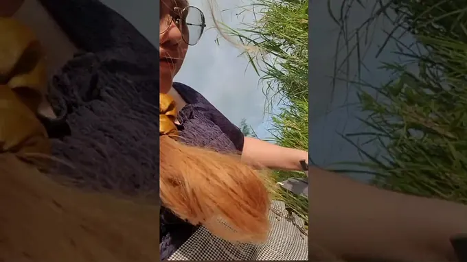 Witness this super-hot Japanese stepsister get dared by her mature spouse and take a warm flow on the outdoor sofa