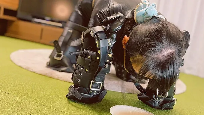 Black-haired obedient gets predominated and played while getting rewarded for her firm work