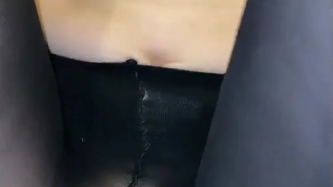 Angel, the unshaved Asian inexperienced, gets a torrid internal cumshot in her stockings