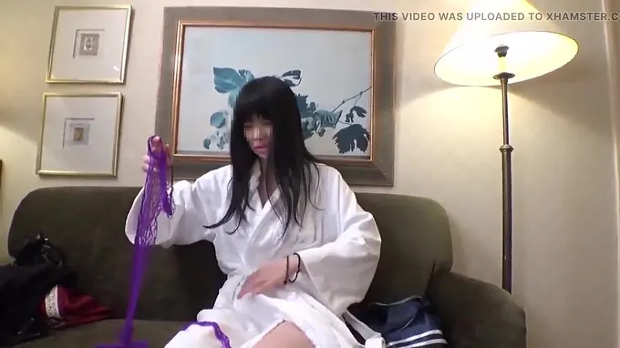 See Angel, the teenage Chinese breezy, get her smallish milk cans and taut muff pleasured by an amateuroppai