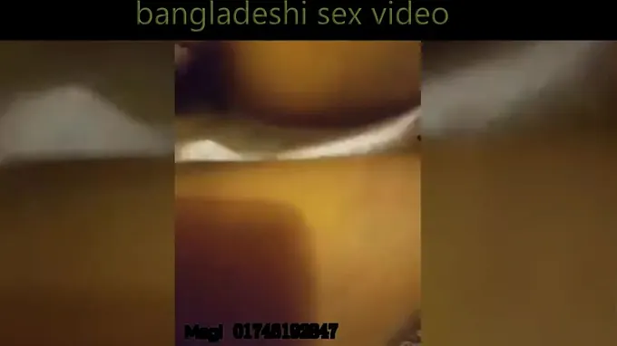 See this super-steamy and mischievous Bangladeshi Model romp with a dangled dude in a cock-squeezing poon video