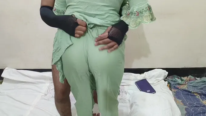 Muddy Indian Desi Bhabhi Messes Up Her Neighbor's Wifey with sixty nine and Cheats