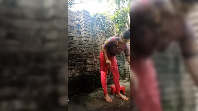 Witness Akhitub and her uber-sexy sisters get humid and nasty in the douche - Vignette 1