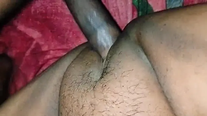 Mischievous village honey with hefty boobies gets rear end-styled in homemade vid