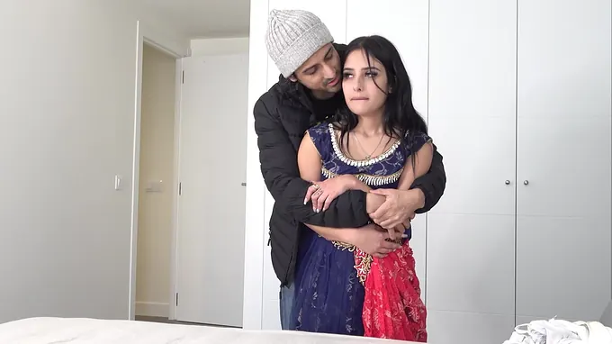Maria Wars takes on her step-bro-in-law's enormous man sausage in her taut arse and vagina