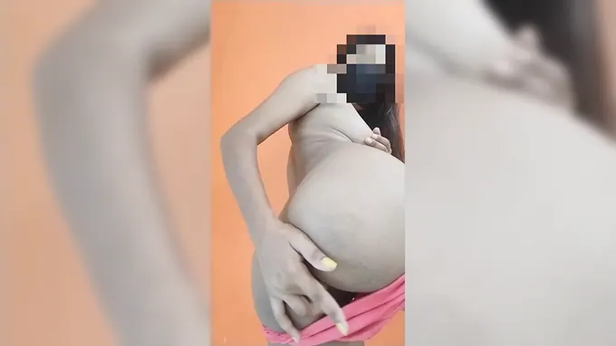 Insane Indian Nubile Cunt Underwear-gargling and tugging in homemade movie