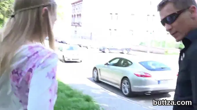 Check out this luxurious lean stunner's cock-squeezing bootie and jugs as she gets her lil' pinkish pink pucker pummeled rigid