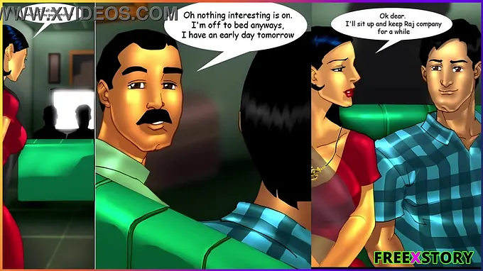 Savita Bhabhi's innocence-violating escapade with a stud - Part 1