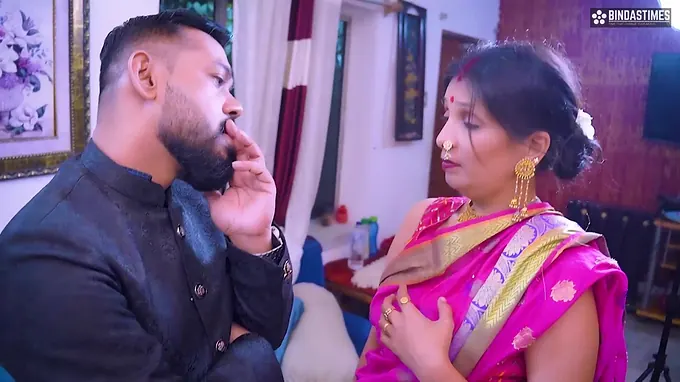 Mr Dey and Ipunam share their wives in a insatiable trio-way with step sis and gf