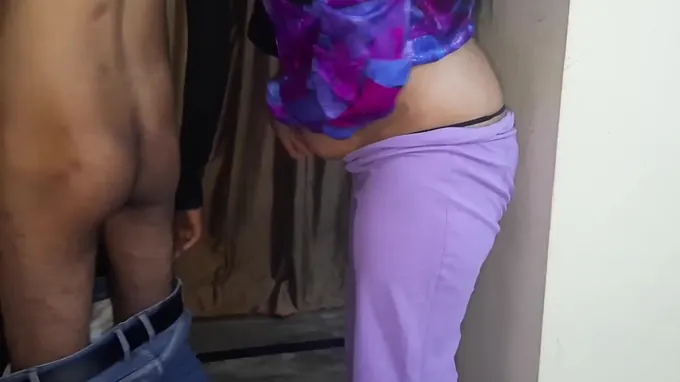 Maddy Pooja's petite breasts and filthy chat get her pulverized rock-hard by a draped Desi dude