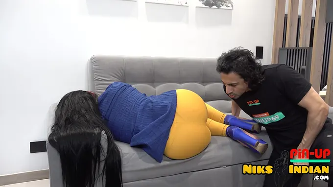 Brother Law smashes Indian MUMMY Sweetie's thick caboose rock hard and deep with Pecker Greedy