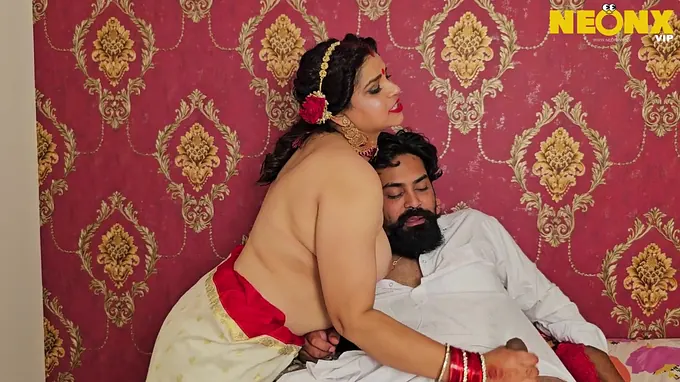 Indian bombshell Bhabhi GONZO gets her taut puss torn up by husband's massive man sausage