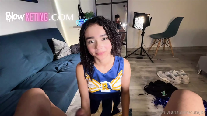 Angel's cock-squeezing poon gets plumbed during her casting in POINT OF VIEW