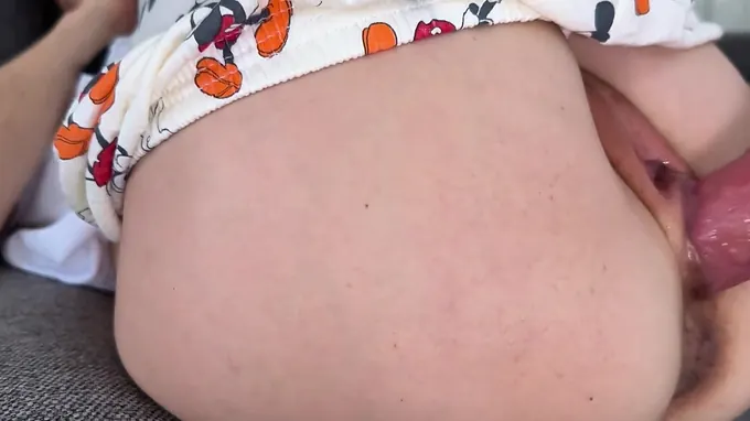 Witness this red-hot 18yo get humid and filthy while teasing a yam-sized jizz-shotgun