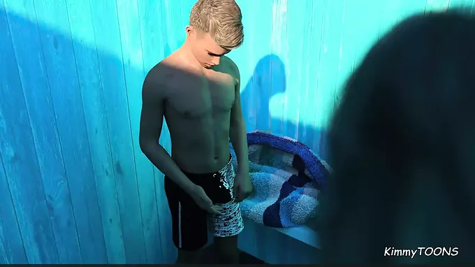 Stepson's 18yo gf gets a helping arm from MUMMY in public