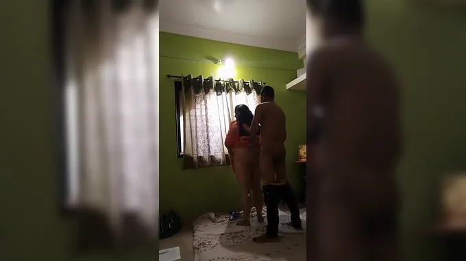 Steamy Indian Desi Aunty gets boned rear end-fashion in a homemade intercourse gauze