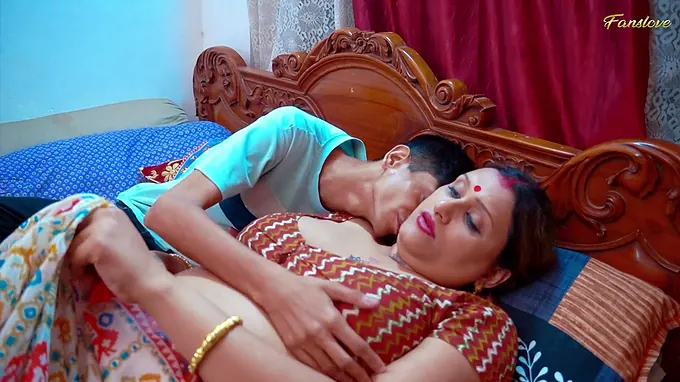 Naughty Indian Desi Bhabhi Craves Rough Sex and Doggy Fucking from Young Desi Stud