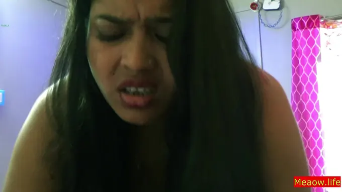 Indian slut cheats on husband with a big dick in village bhabhi fuck-a-thon