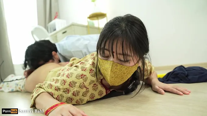 Saanvi Bahl's Indian Maid Lady glides while getting raunchy with her boss
