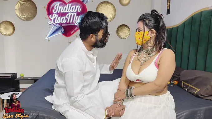 Indian Lisa Myra gets caught and disciplined by her landlord