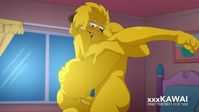 Lisa's big tits bounce as Lisa gets pounded by her lover - The Simpsons