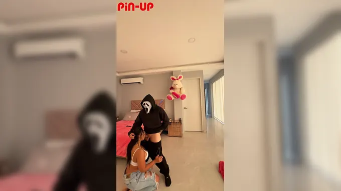 Hot latina Thalia And Felipe can't resist g hotsface's obsession for their sexy asses on halloween