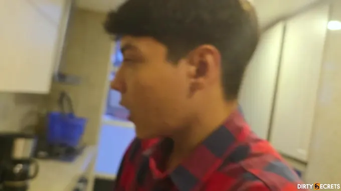 Lil_Timy catches stepbrother's GF & makes her suck & fuck like a pro