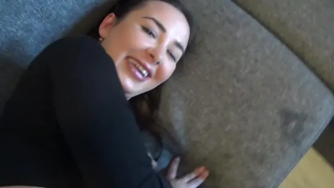 Persian babe with big tits gets fucked hard in her first ever interracial scene