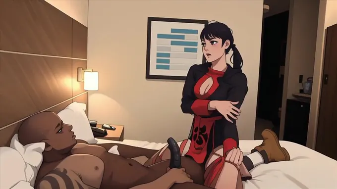 Channy Crossfire The Girl Ninja Cartoon gets her taut slit and donk torn up by Prince Yahshua's large rod