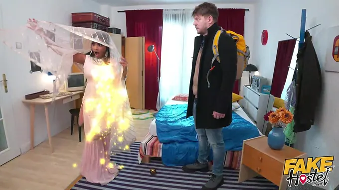 Yasmina Kahn & Nuria Millan get their immense baps and rump ravaged stiff in a insane trio-way