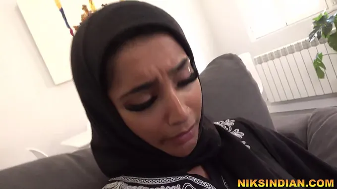 Yasmina Khan's very first time ass-fuck with a humungous Indian man rod - Muslim nubile gets her ample bra-stuffers and vag poked by step bro