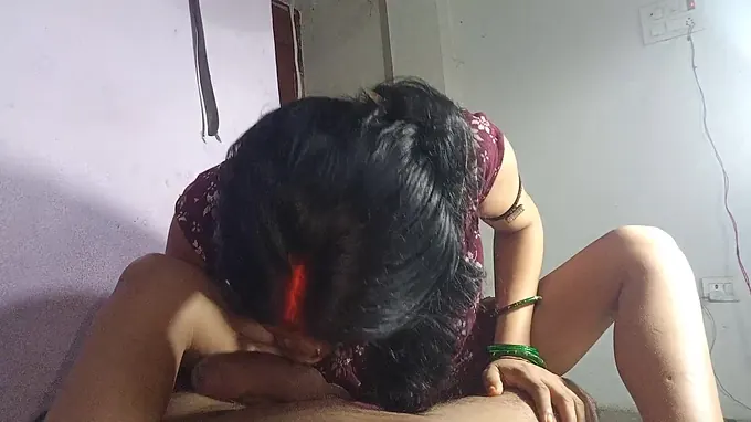 Desi aunty Rinki Bhabhi inhale-jobs my firm wood and theninserts it in her cock-squeezing Indian vulva