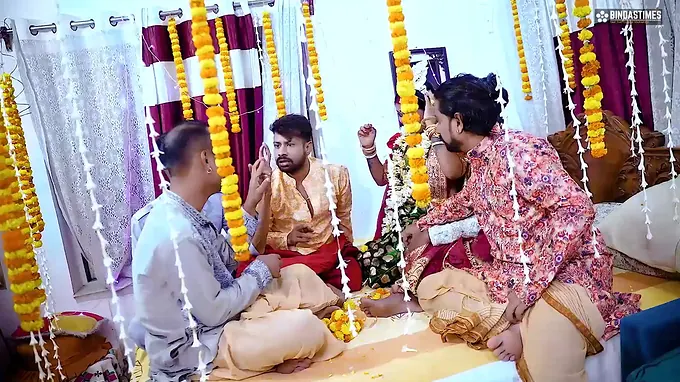 Suman, Antim, Homemade, Trahultakla, and friends get wild in a close-up wedding night with 5 Spouse