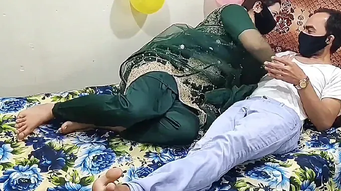 Rukhsanahub and Rukhsana1 get naughty in a steamy Indian step-sibling orgy